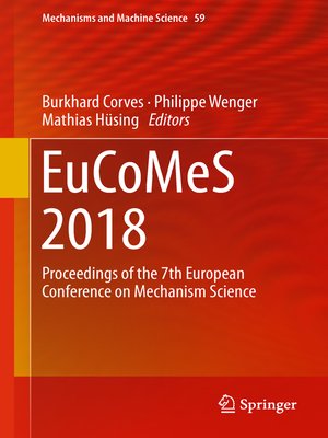 cover image of EuCoMeS 2018